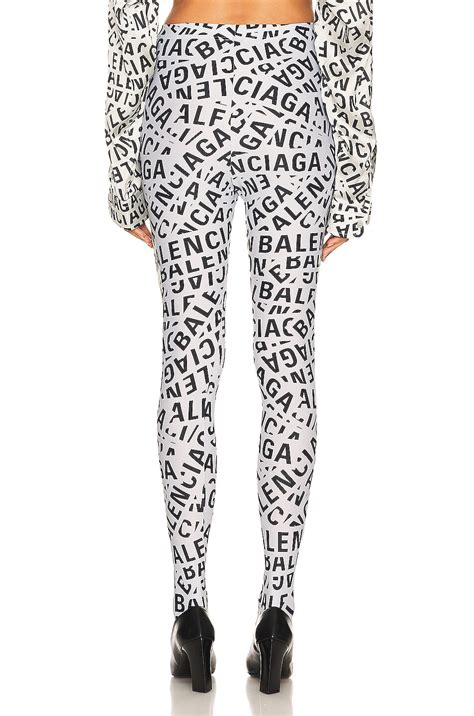 balenciaga logo leggings